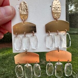 New Kendra Scott Emmett Crystal Chandelier Earrings